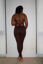 Load image into Gallery viewer, Criss-Cross Open Back Jumpsuit | 2 Colors - FIERCE FASHION by Lexi
