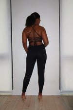 Load image into Gallery viewer, Criss-Cross Open Back Jumpsuit | 2 Colors - FIERCE FASHION by Lexi
